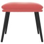 Pink velvet footstool 45x29.5x35 cm by vidaXL, Ottomans - Ref: Foro24-341508, Price: 40,99 €, Discount: %