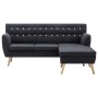 L-förmiges Sofa, gepolstert mit dunkelgrauem Stoff, 171,5 x 138 x 81,5 cm von vidaXL, Sofas - Ref: Foro24-247020, Preis: 379,...