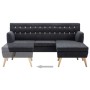 L-shaped sofa upholstered in dark gray fabric 171.5x138x81.5 cm by vidaXL, Sofas - Ref: Foro24-247020, Price: 379,66 €, Disco...