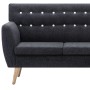 L-shaped sofa upholstered in dark gray fabric 171.5x138x81.5 cm by vidaXL, Sofas - Ref: Foro24-247020, Price: 379,66 €, Disco...