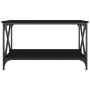 Plywood and black iron coffee table 80x50x45 cm by vidaXL, Coffee table - Ref: Foro24-823317, Price: 52,99 €, Discount: %