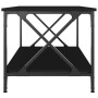 Plywood and black iron coffee table 80x50x45 cm by vidaXL, Coffee table - Ref: Foro24-823317, Price: 52,99 €, Discount: %