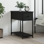 Black engineered wood bedside table 30x60x60 cm by vidaXL, Nightstands - Ref: Foro24-826053, Price: 45,93 €, Discount: %