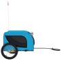 Haustier-Fahrradanhänger, Eisen-Oxford-Stoff, Blau, Schwarz von vidaXL, Kinderwagen für Haustiere - Ref: Foro24-94009, Preis:...