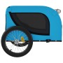 Pet Bicycle Trailer Iron Oxford Cloth Blue Black by vidaXL, pet strollers - Ref: Foro24-94009, Price: 95,90 €, Discount: %