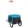 Pet Bicycle Trailer Iron Oxford Cloth Blue Black by vidaXL, pet strollers - Ref: Foro24-94009, Price: 95,90 €, Discount: %