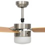 Ceiling fan with light and light brown remote control, 108 cm. by vidaXL, Ceiling fans - Ref: Foro24-51490, Price: 150,74 €, ...