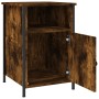 Smoked oak plywood bedside table 40x42x60 cm by vidaXL, Nightstands - Ref: Foro24-825917, Price: 31,99 €, Discount: %