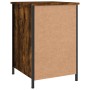 Mesita de noche madera contrachapada roble ahumado 40x42x60 cm de vidaXL, Mesitas de noche - Ref: Foro24-825917, Precio: 31,9...