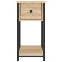 Mesita de noche madera de ingeniería roble Sonoma 30x60x60 cm de vidaXL, Mesitas de noche - Ref: Foro24-826055, Precio: 41,25...