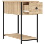 Nachttisch aus Sonoma-Eichen-Engineered-Holz 30x60x60 cm von vidaXL, Nachttische - Ref: Foro24-826055, Preis: 41,25 €, Rabatt: %