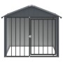 Dog house with black galvanized steel roof 117x103x102 cm by vidaXL, Dog kennels - Ref: Foro24-172346, Price: 164,04 €, Disco...