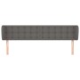 Cabecero de cuero sintético gris 163x23x78/88 cm de vidaXL, Cabeceros y pies de cama - Ref: Foro24-3117244, Precio: 71,14 €, ...