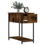 Engineered wood smoked oak bedside table 30x60x60 cm by vidaXL, Nightstands - Ref: Foro24-826057, Price: 40,79 €, Discount: %