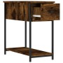 Engineered wood smoked oak bedside table 30x60x60 cm by vidaXL, Nightstands - Ref: Foro24-826057, Price: 40,79 €, Discount: %