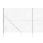 Wire fence with silver anchor spikes 2x10 m by vidaXL, fence panels - Ref: Foro24-154022, Price: 125,90 €, Discount: %