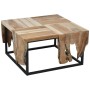 Ambiance Teak wood side table 65x65x35 cm by Ambiance, Side tables - Ref: Foro24-436338, Price: 254,99 €, Discount: %