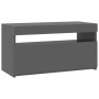 TV cabinet with LED lights glossy gray 75x35x40 cm by vidaXL, TV Furniture - Ref: Foro24-804407, Price: 71,92 €, Discount: %