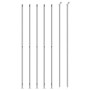 Wire fence with silver flange 1.8x10 m by vidaXL, fence panels - Ref: Foro24-154037, Price: 71,80 €, Discount: %