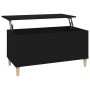 Black plywood coffee table 90x44.5x45 cm by vidaXL, Coffee table - Ref: Foro24-819581, Price: 62,99 €, Discount: %