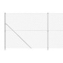 Wire fence with silver flange 1.4x10 m by vidaXL, fence panels - Ref: Foro24-154035, Price: 68,24 €, Discount: %