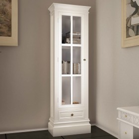 Estantería moderna con 3 estantes de madera blanca de vidaXL, Librerías y estanterías - Ref: Foro24-60639, Precio: 235,99 €, ...