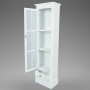 Estantería moderna con 3 estantes de madera blanca de vidaXL, Librerías y estanterías - Ref: Foro24-60639, Precio: 220,00 €, ...