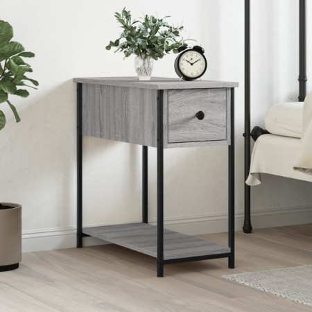 Sonoma gray engineered wood bedside table 30x60x60 cm by vidaXL, Nightstands - Ref: Foro24-826059, Price: 42,99 €, Discount: %