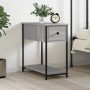 Sonoma gray engineered wood bedside table 30x60x60 cm by vidaXL, Nightstands - Ref: Foro24-826059, Price: 41,95 €, Discount: %