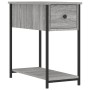 Sonoma gray engineered wood bedside table 30x60x60 cm by vidaXL, Nightstands - Ref: Foro24-826059, Price: 41,95 €, Discount: %