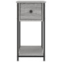 Mesita de noche madera de ingeniería gris Sonoma 30x60x60 cm de vidaXL, Mesitas de noche - Ref: Foro24-826059, Precio: 41,95 ...