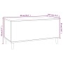 Couchtisch aus weißem Sperrholz, 90 x 44,5 x 45 cm von vidaXL, Couchtisch - Ref: Foro24-819580, Preis: 62,99 €, Rabatt: %