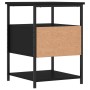 Mesita de noche madera de ingeniería negra 40x42x56 cm de vidaXL, Mesitas de noche - Ref: Foro24-826023, Precio: 53,12 €, Des...