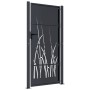 Anthracite grey steel garden gate with grass design 105x180 cm by vidaXL, garden gates - Ref: Foro24-153170, Price: 350,91 €,...