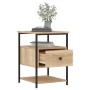 Sonoma oak engineered wood bedside table 40x42x56 cm by vidaXL, Nightstands - Ref: Foro24-826025, Price: 53,57 €, Discount: %