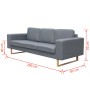 3-Sitzer-Sofa aus hellgrauem Stoff von vidaXL, Sofas - Ref: Foro24-243185, Preis: 373,99 €, Rabatt: %