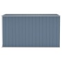 Cobertizo de jardín pared acero galvanizado gris 118x288x178 cm de vidaXL, Cobertizos - Ref: Foro24-316226, Precio: 311,99 €,...