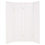 Biombo plegable con 4 paneles estilo japonés 160x170 cm blanco de vidaXL, Divisores de ambientes - Ref: Foro24-245906, Precio...