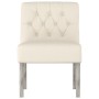 Upholstered chair with linen buttons by vidaXL, Easy chairs - Ref: Foro24-352462, Price: 74,75 €, Discount: %