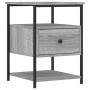 Mesita de noche madera de ingeniería gris Sonoma 40x42x56 cm de vidaXL, Mesitas de noche - Ref: Foro24-826029, Precio: 44,92 ...