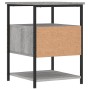 Mesita de noche madera de ingeniería gris Sonoma 40x42x56 cm de vidaXL, Mesitas de noche - Ref: Foro24-826029, Precio: 44,92 ...