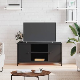 TV stand made of black plywood, 100x40x50 cm by vidaXL, TV Furniture - Ref: Foro24-832763, Price: 75,99 €, Discount: %