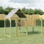 Impregnated solid pine wood chicken coop 200x100x150 cm by vidaXL, Cages and habitats for small animals - Ref: Foro24-3102992...