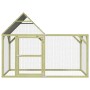 Impregnated solid pine wood chicken coop 200x100x150 cm by vidaXL, Cages and habitats for small animals - Ref: Foro24-3102992...