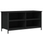 Black plywood TV cabinet 100x40x50 cm by vidaXL, TV Furniture - Ref: Foro24-832773, Price: 55,91 €, Discount: %