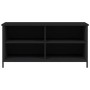 Black plywood TV cabinet 100x40x50 cm by vidaXL, TV Furniture - Ref: Foro24-832773, Price: 55,91 €, Discount: %