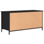 Black plywood TV cabinet 100x40x50 cm by vidaXL, TV Furniture - Ref: Foro24-832773, Price: 55,91 €, Discount: %