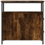 Smoked oak engineered wood bedside table 30x60x60 cm by vidaXL, Nightstands - Ref: Foro24-826067, Price: 57,50 €, Discount: %