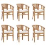 Garden dining set 7 pieces solid teak wood by vidaXL, Garden sets - Ref: Foro24-3155783, Price: 1,00 €, Discount: %