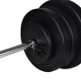 Bar set + 2 dumbbells 60.5kg by vidaXL, free weight - Ref: Foro24-90375, Price: 130,49 €, Discount: %